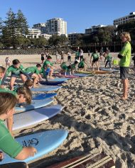 learn to surf sunshine coast best surfing school caloundra